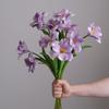 Tulipán de brownie de alta calidad con tacto de PU flor artificial decoración para sala de estar hogar salón de bodas accesorios para fotografía floral