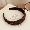 Diadema Ancha Maillard de Corona Alta Color Café para Mujer 2025 Nueva Diadema Retro de Gama Alta Pinza para el Cabello de Otoño e Invierno