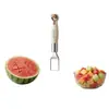 Herramienta para cortar sandía, acero inoxidable 304, moldeo de un solo empuje, mango de PP, cortador de melón y fruta, herramienta de corte para el hogar