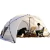 Barraca Semiesférica Acampamento ao Ar Livre Leve Abrigo Cúpula Revestida de Silicone à Prova de Vento e Chuva Equipamento de Acampamento Toldo