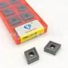 Hoja CNC de aleación dura 120408 para acero y acero inoxidable, inserto de aleación de forma de diamante resistente al desgaste para torno exterior de doble cara