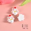 Lindo oso oso viaje de primavera accesorios de resina hecho a mano material diy funda para teléfono móvil pegatinas para refrigerador cuerda para el cabello accesorios para el cabello pegatinas