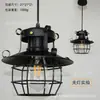 Candelabro de Hierro Retro Americano, Linterna de Estilo Industrial Creativa y Personalizada Iluminación Decorativa para Cafeterías, Restaurantes y Bares