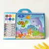 Libro de Colorear Graffiti en Inglés Transfronterizo para Niños Regalo de Cumpleaños Juguetes Pizarra de Dibujo Infantil Lápices de Colores Dibujo Animales Frutas Espacio
