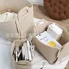 Cesta de Almacenamiento Plegable Transfronteriza para Uso Doméstico, Caja de Almacenamiento Plegable de Fieltro para Juguetes, Snacks y Artículos Varios, Fácil de Transportar