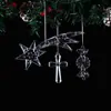 Nuevo Colgante Decorativo Navideño, Colgante Navideño de Acrílico Translucido Ecológico, Colgante Decorativo de Atmósfera Navideña
