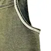 Chaleco de mezclilla retro vintage para hombre para acampar al aire libre en verano, chaqueta chaleco casual americano de ajuste holgado talla grande