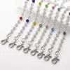 Cadena de Cintura de Empalme de Nuevo Producto Transfronteriza Cadena de Acero Inoxidable Bola de Diamante de Arcilla Cadena de Pantalón Hecha a Mano Cadena Corporal Joyería al por Mayor