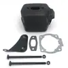 Husqvarna huswarner HUS50 51 55 conjunto de tubo de escape silenciador acessórios para motosserra