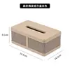 Caja de Pañuelos, Creativa y de Gama Alta, Adecuada para la Sala de Estar, Elegante y Lujosa para Uso Doméstico, Caja de Pañuelos de Cuero de Gama Alta para Escritorio