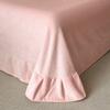 Conjunto de Quatro Peças de Pelúcia de Coelho Levemente Luxuoso e de Alta Qualidade Leite Veludo Espessado Veludo Coral de Inverno Lençóis e Fronhas de Edredom Veludo Dupla Face Roupa de Cama