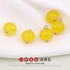 Cheongsam Jade Imitación Estilo Nacional Botón Redondo Botón Decorativo Natural Traje Tang Chino Hanfu Camisa de Chifón Botón Botón