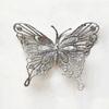 Decoración Navideña Transfronteriza Mariposa de Polvo Dorado Accesorios para Disparos Colgante para Árbol de Navidad Decoración de Boda Mariposa de Polvo Dorado