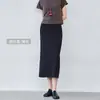 Saia Midi Bodycon A-line 26 de Verão Nova Roupa Feminina Personalizada Lyocell Tencel Algodão Fábrica