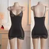 Pijama de Seda de Leche de Color Sólido Negro, Nuevo Conjunto Atrevido de Encaje Transparente, Bata de Noche de Fábrica al por Mayor en Stock