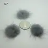 Bola de pelo de visón de 3 cm joyería hecha a mano accesorios DIY diadema accesorios para el cabello material broche flor pendientes accesorios