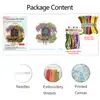 Kit de Set de Materiales de Tela Hecho a Mano DIY Bordado de Producto Nuevo Transfronterizo Combinación de Paisaje Decoración del Hogar Adornos Colgantes