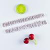 4 Piezas Moldes de Corte de Letras, Moldes para Galletas de Simulación Digital, Herramientas para Hornear, Herramientas DIY, Venta al por Mayor a Bajo Precio, Fuente de Suministro