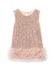 Vestido Colete Infantil Lingfeng 2026 Outono Malha com Lantejoulas Estiloso Vestido Princesa Vestido Tutu para Meninas Halloween