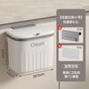 Bote de Basura de Cocina Colgante de Pared Hogar Inodoro con Tapa Baño Sala de Estar Basura Desperdicios de Cocina Colgante Cubo de Almacenamiento de Pared