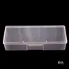 Caixa de Armazenamento de Tiras de Areia para Nail Art Cortadores de Couro Morto Tira de Lixa de Unha Caixa de Caneta de Linha para Fototerapia Suprimentos Caixa de Arquivamento