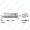 Acero Inoxidable 304 Perla de Posicionamiento Perla Bozi Bozi Tornillo M3-M16 Apriete de Bola Cabeza de Bola de Resorte Pistón