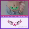 Succubus Luminoso Pegatinas de Tatuaje Coloridas Impermeables Femenino Larga Duración Privado Sexy Glúteos Parte Baja del Abdomen Pecho Delantero y Trasero Pareja Pareja