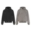 Roupas Masculinas Jiayiku 2026 Outono/Inverno Moletom com Forro de Lã de Estilo Funcional e Design Desconstruído, Moletom Pesado Lavado Estilo Americano