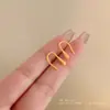 Pendientes de Diseño Exclusivo para Mujer, Pendientes de Moda Coreana, Clips para Orejas de Lujo Ligero, Pendientes de Perlas, Elementos Geométricos