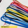 Personalidad simple color sólido 4.5 cuerda redonda cordón para teléfono móvil linterna ventilador pequeño tetera marca de exposición corto