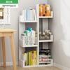 Estantería de pie estantería de almacenamiento móvil estantería de almacenamiento simple de varias capas estantería de pared integrada estantería en forma de árbol
