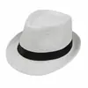 Nuevo Estilo Sombrero de Jazz Panama Sombrero de Caballero Británico Sombrero de Sol de Verano Sombrero de Paja de Papel Fabricante Mayorista
