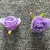 Simulação 5.5CM flor rosa atacado parede de flores para casamento paisagem planta verde arranjo de flores Halloween cocar rosa tecido de seda