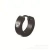 Aretes de Acero Inoxidable para Hombre Transfronterizos, Sencillos, Fiebre, Nuevo Estilo, Set Negro de Moda, Aretes Dopamina