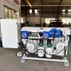 Máquina de aplainar de quatro faces para materiais curtos e úmidos para painéis fotovoltaicos, Máquina de aplainar de dupla face com alimentação automática, Lâmina de conformação de alta velocidade, Aplainamento de quatro faces para materiais secos e úmidos