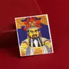 Thangka Pintado a Mano con Arena Gruesa Dorada Original de los Ocho Santos Protectores Molino de Rodillos Carnero Wuye Dios de la Riqueza Tara Verde