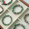 Pulsera de Ágata de Tíbet con Cuenta Dzi de Tres Ojos Estilo Tibetano Cuenta Dzi de Nueve Ojos Ágata Vintage Cuenta Dzi al por Mayor