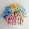 Elástico de Cabelo para Mulheres 2025 Novo Estilo Estilo Ins com Fivela, Não Puxa o Cabelo, Alta Elasticidade Pequeno Elástico Acessório de Cabelo com Laço