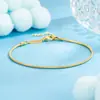 Corrente simples corrente única minimalista acessórios de verão pulseira corrente de osso de cobra minimalista uso diário versátil moda feminina fabricante requintado