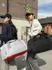 Bolsa de Viaje Importada Gran Capacidad Almacenamiento para Viajes Cortos Bolsa de Equipaje Portátil Ligera Bolso Cruzado de Yoga Deportivo para Fitness