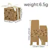 Cajas de Dulces de Nuevo Estilo Europeo Transfronterizas con Estampado Dorado, Patrón de Puntos, Cajas de Papel Cuadradas, Cajas Creativas para Dulces de Boda, Cajas de Regalo Vacías en Stock