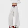 Pantalones Deportivos Bordados de Estilo Étnico Americano para Hombre y Mujer, Pantalones Largos Deportivos con Diseño Vintage de Primavera, Pantalones Casuales de Calle con Cordón