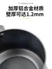 Set Portátil para Hacer Té al Aire Libre y de Viaje: Juego de Tazas de Té de Aleación de Aluminio Ultraligero, Una Olla, Tres Tazas, para Acampar y Senderismo