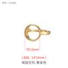 Anillo Redondo Brillante Soporte Vacío Diseño Simple de Nicho Sentido de Alta Gama ins Moda de Moda Apertura Personalizable Soporte para Anillo de Cera de Abeja