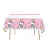 Manteles de Dibujos Animados Más Vendidos por el Fabricante para Decoraciones de Fiestas de Cumpleaños Infantiles, Manteles Rectangulares Desechables, Manteles de Banquete, Varios Estilos