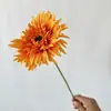 Flores Artificiais Gerbera de Novo Produto Transfronteiriço Decorações para Sala de Estar Arranjos Florais Adereços para Fotografia Flor Artificial Decorativa Fabricante Atacado