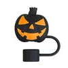 Tapa de Popote de 10 mm Cubierta para Popote Tapa Protectora de Popote para Halloween Tapa Antipolvo Stanley Decoración para Vaso de Agua