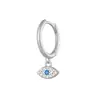 Pendientes de comercio electrónico transfronterizo para ojos de luna pendientes de circonita de ocho puntas joyería de moda exquisita para piercing al por mayor
