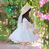 Vestido de Princesa para Niña Día del Niño Super Hada Primer Cumpleaños Vestido de Gasa Dama de Honor Boda Vestido para Niña Pequeña Falda de Tutú
