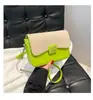 Moda Coreana Estilo Pequeño Cuadrado Bolso de Hombro Cruzado Único para Mujer Simple Retro Versátil Bolso de Axila Tofu